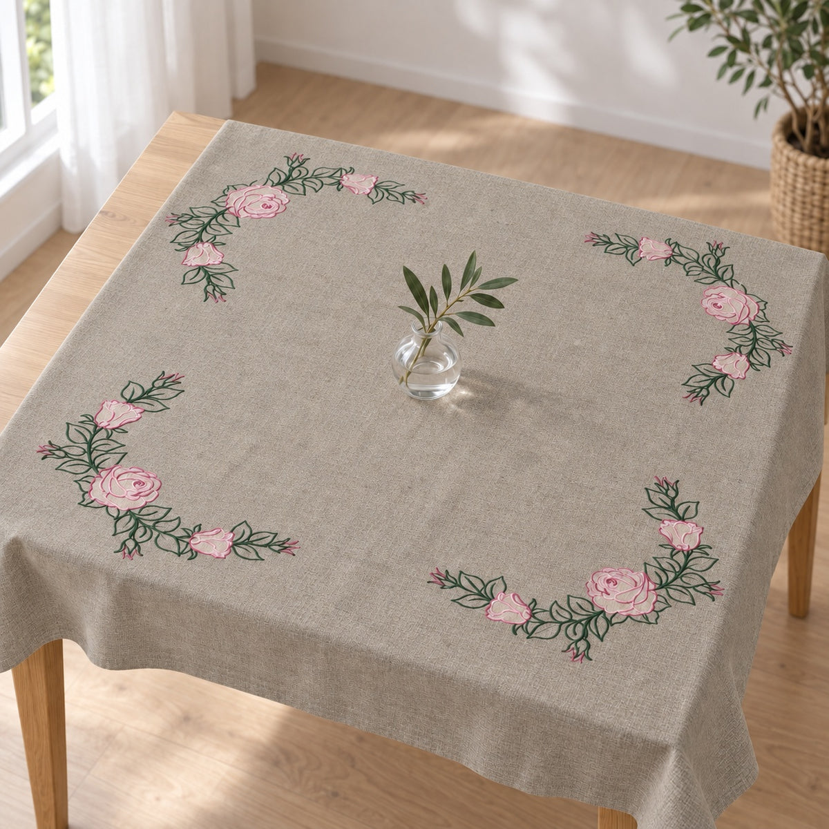 Förtryckt sommarduk 90x90cm 4483