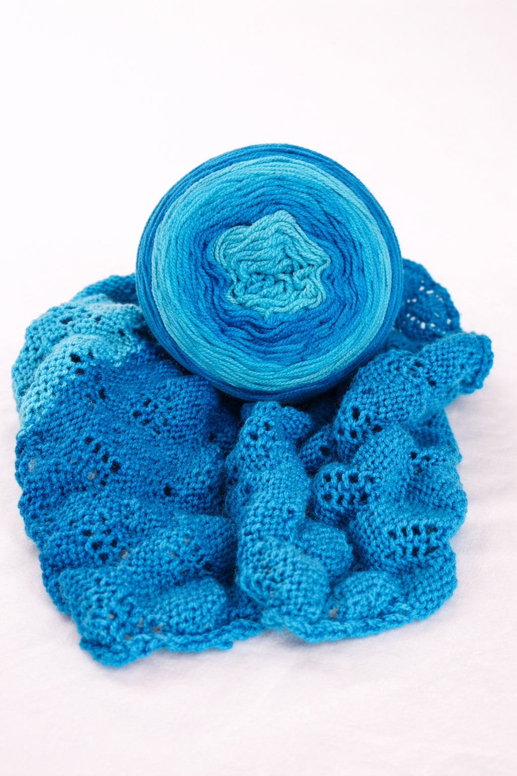 Flerfärgat slub yarn ombre melerade NavaGarn 
