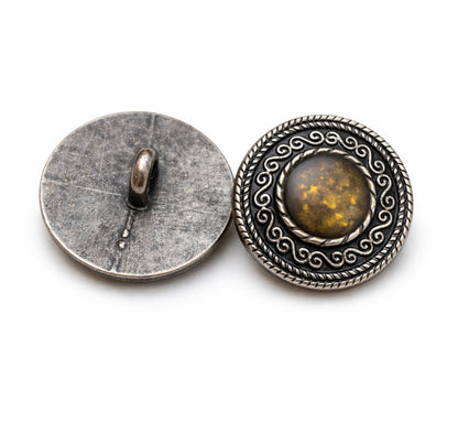Metallknapp till Folkdräkt 2-pack - Antiksilver🌿