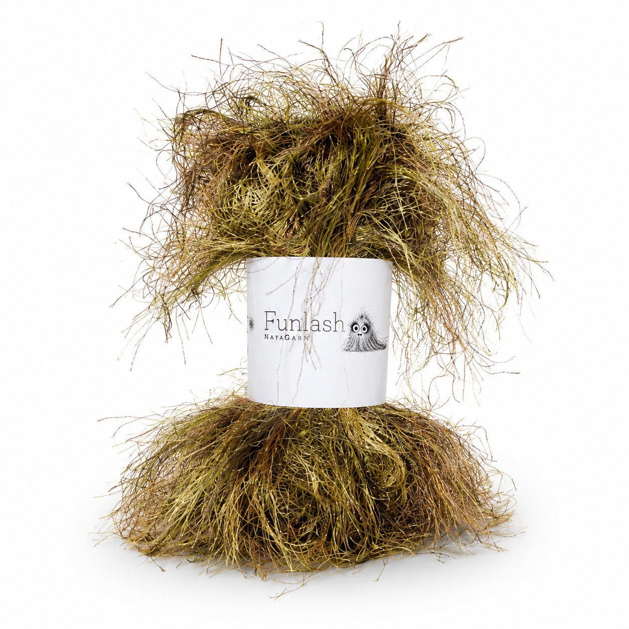 Funlash hårigtgarn fluffiga nystan
