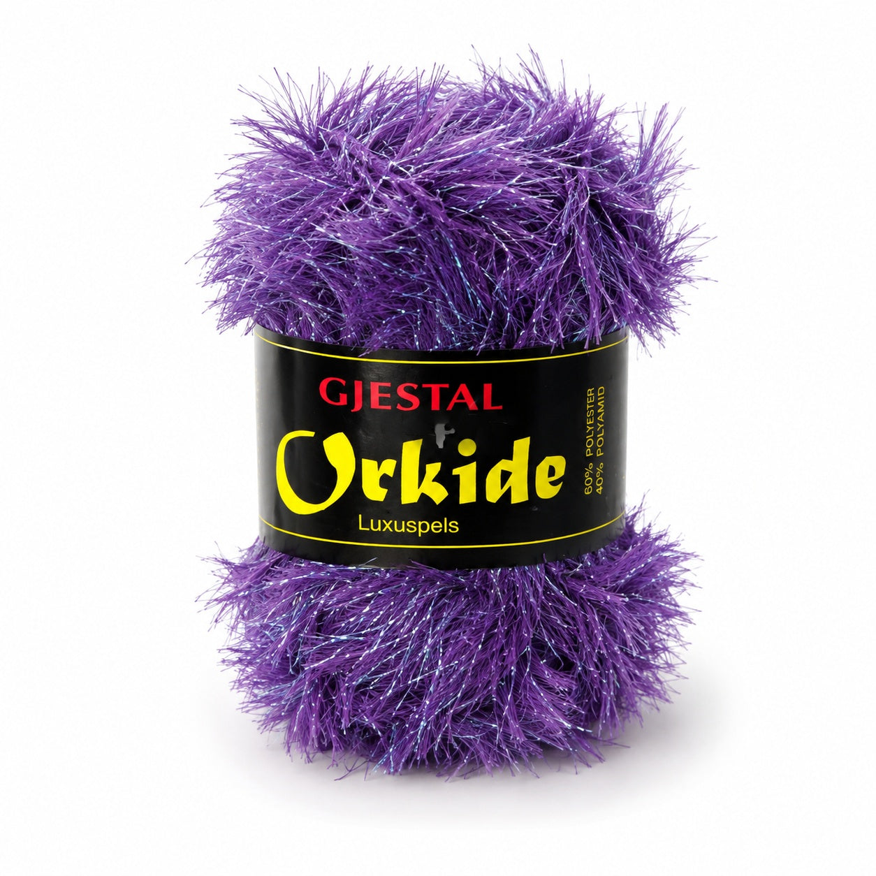 Gjestal Orkide Luxuspels lila glitter