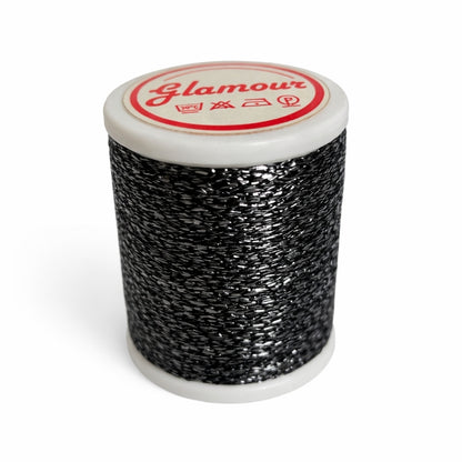 Glamour glittertråd följetråd svart