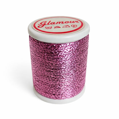 Glamour glittertråd följetråd rosa