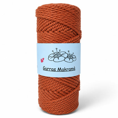Gurras Bomullsmakramé 4 mm