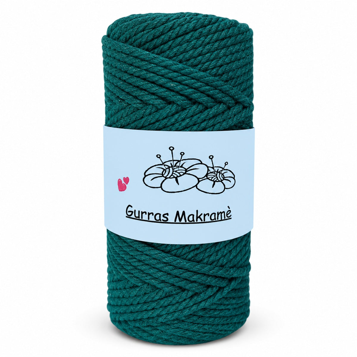 Gurras Bomullsmakramé 4 mm
