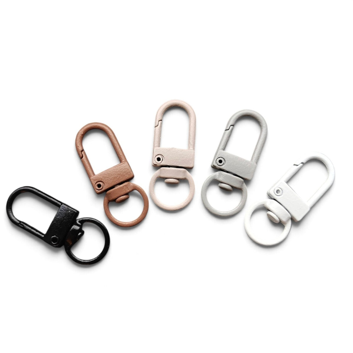 Karbinhakar 5-pack jordfärger