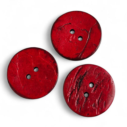 Läderlook knapp 25mm 3-pack🌿