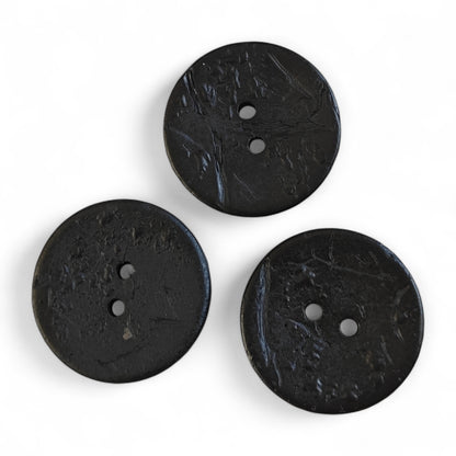 Läderlook knapp 25mm 3-pack🌿