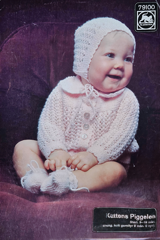 Vintage Stickmönster 79100 Marks&Katten 1970-tal - Retro Original Barnkläder