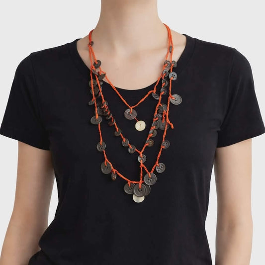 Renava halsband navagarn orange