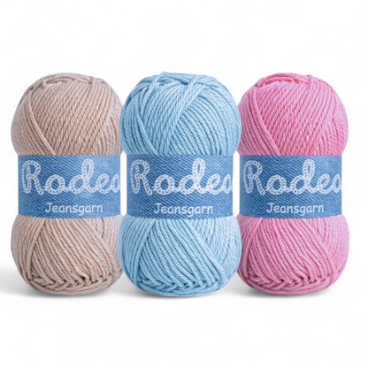 Rodeo -100% återvunnet jeansgarn 50g