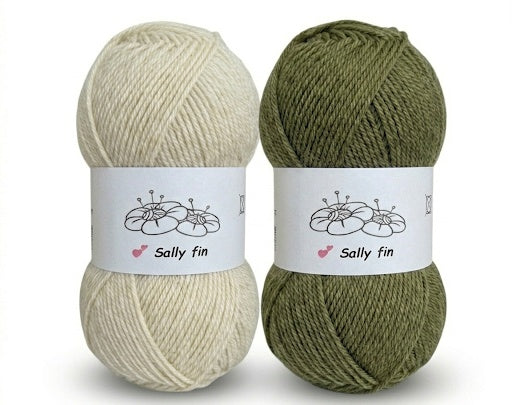 Sally fin Ull Akryl Garn