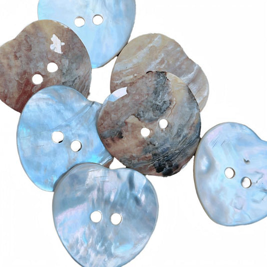 Snäckskalsknapp - Hjärta