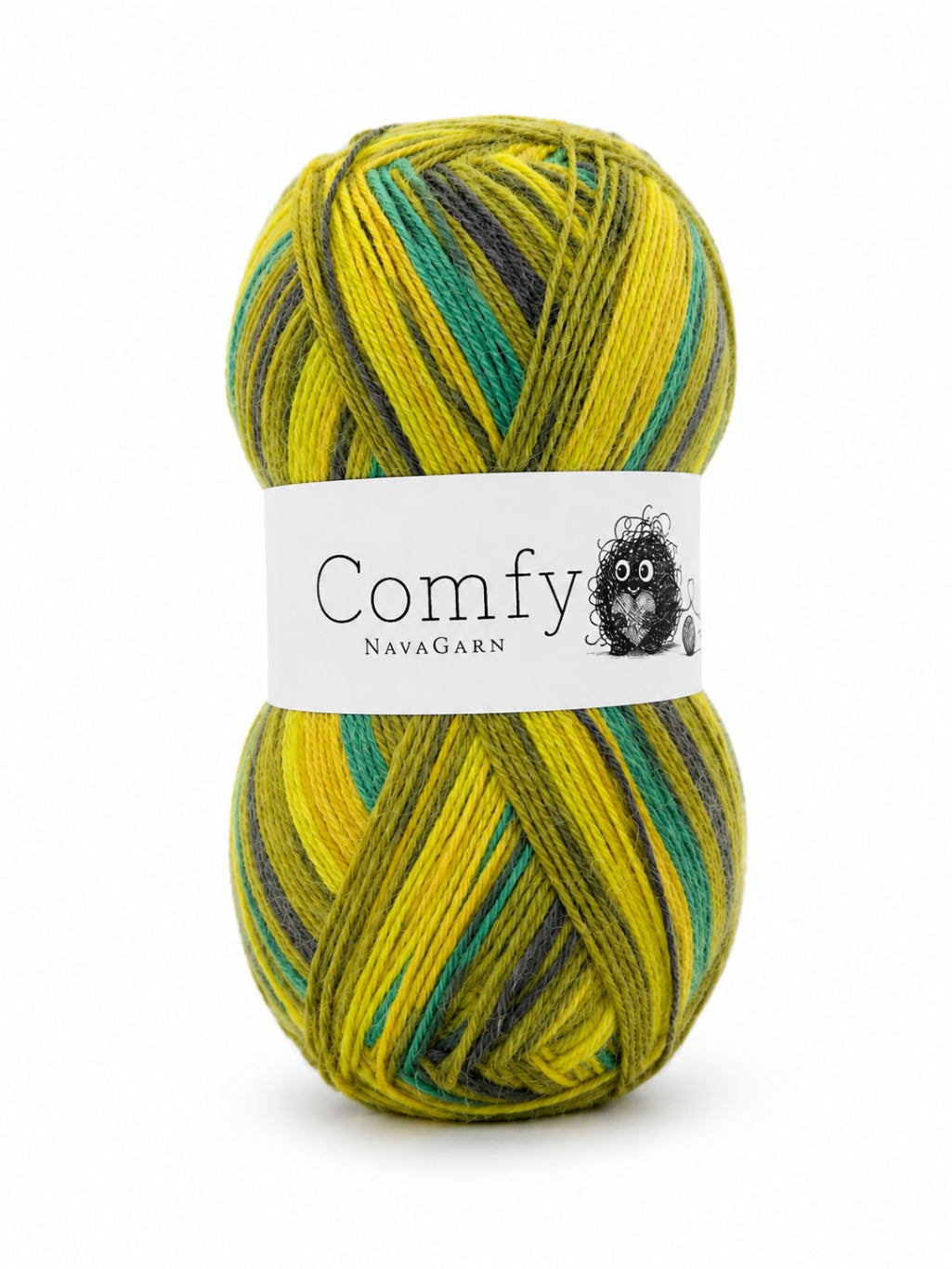 Sockgarn Happy Comfy 75% merinoull 100g 