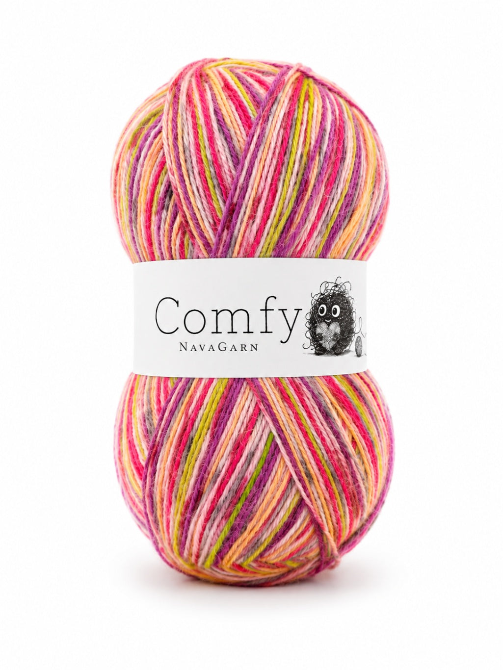Sockgarn Happy Comfy 75% merinoull 100g 