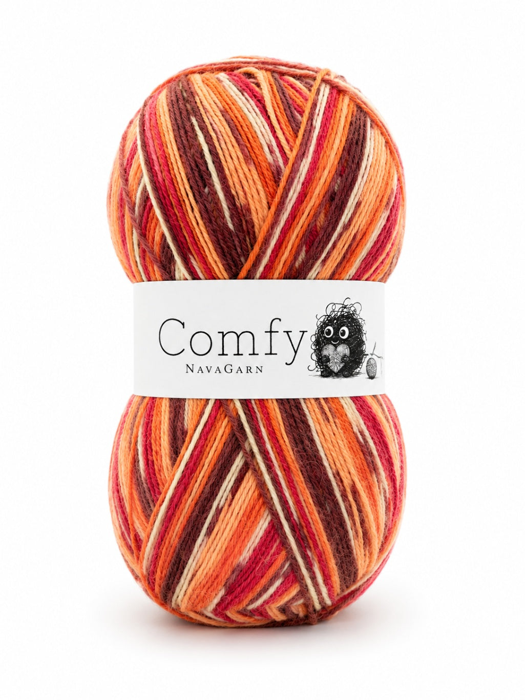 Sockgarn Happy Comfy 75% merinoull 100g 