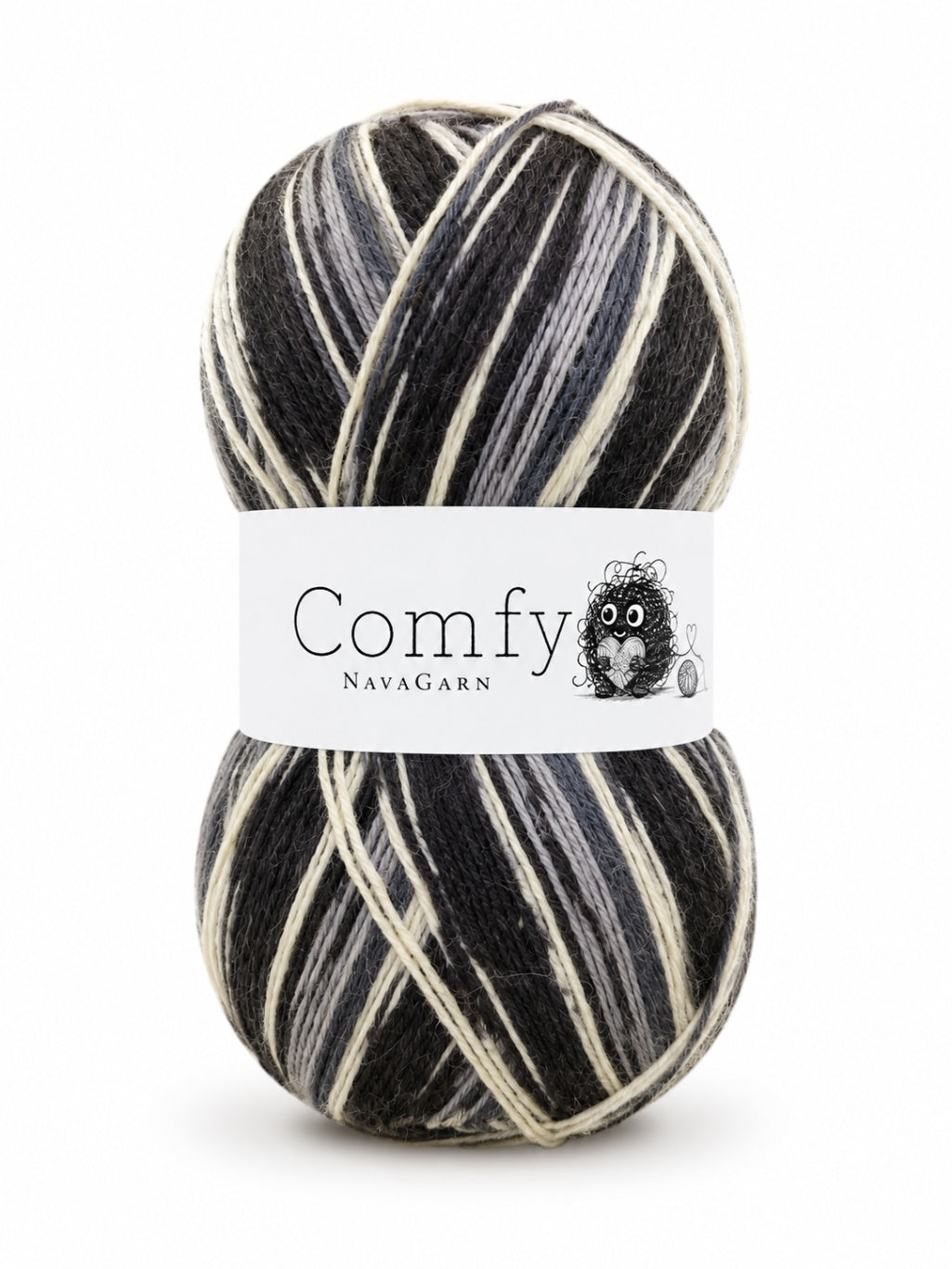 Sockgarn Happy Comfy 75% merinoull 100g 