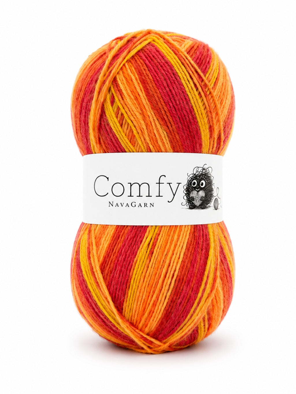 Sockgarn Happy Comfy 75% merinoull 100g 