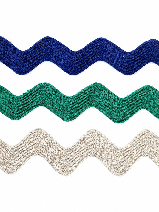 Vävt vintage zigzag-gimpband