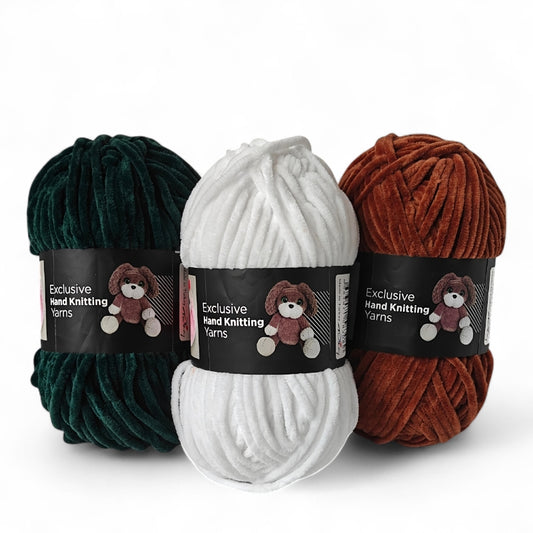 Velourgarn i många färger