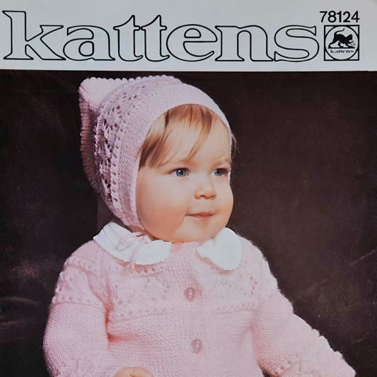 Vintage Stickmönster 78124 Marks&Katten 1970-tal - Retro Original Barnkläder