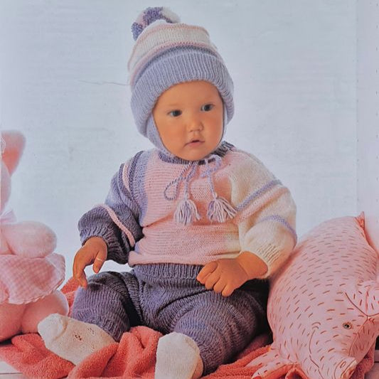 Vintage Stickmönster 85021 Marks&Katten 1980-tal - Retro Original Barnkläder