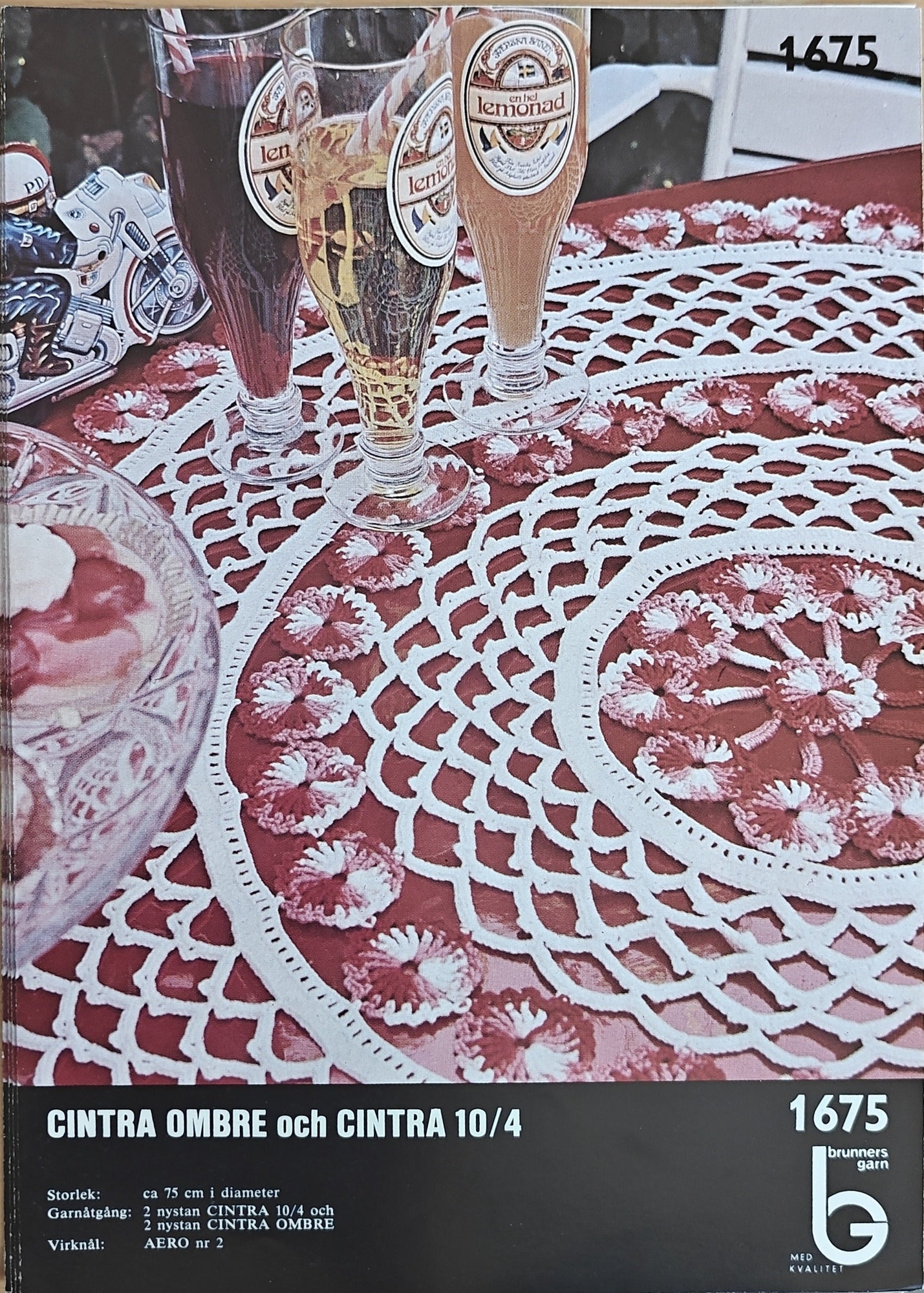 Vintage virkmönster – Duk  | Brunners 1675 | Original mönster