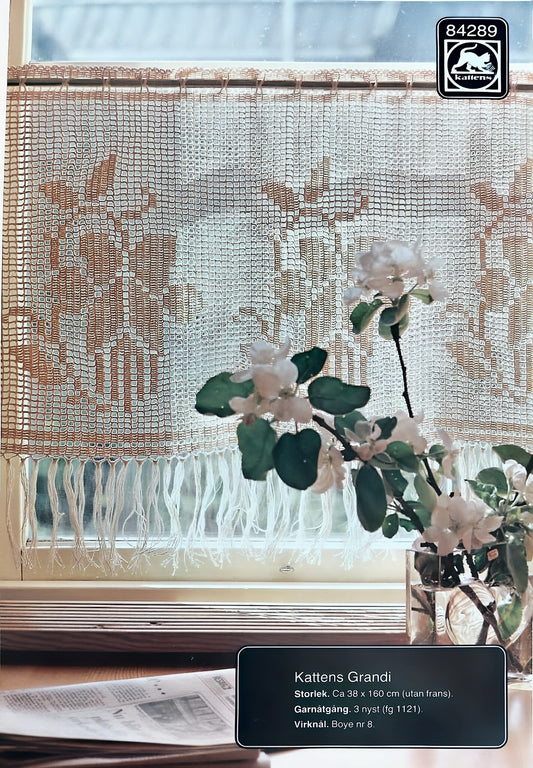 Vintage virkmönster – PåskGardin | Marks &  katten nr 84289 | Original mönsterblad
