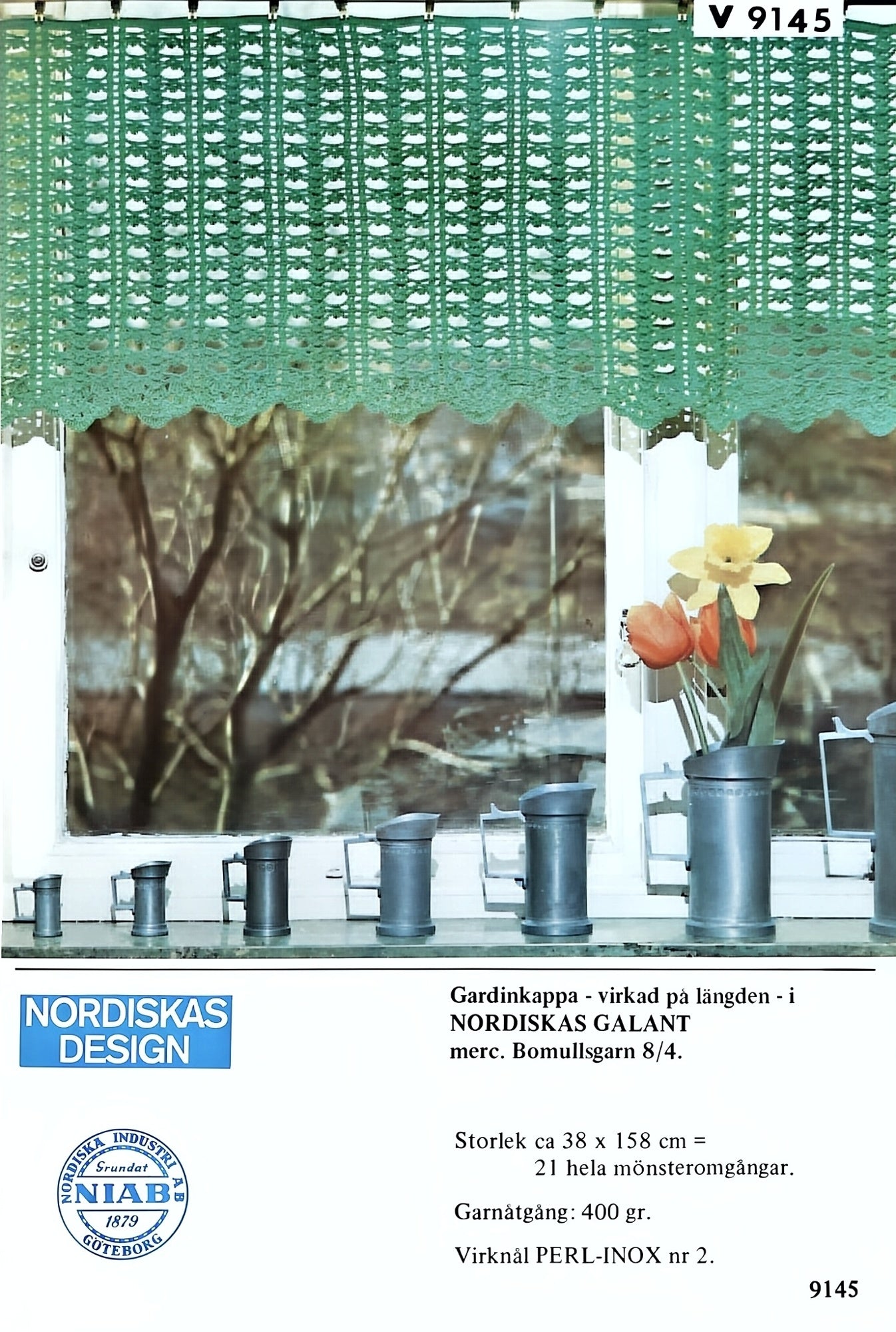 Vintage_virkm_nster_gardinkappa_NIAB V9145_Original_m_nsterblad