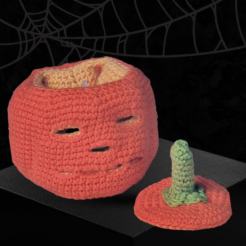 Virkmönster pumpa Halloween 