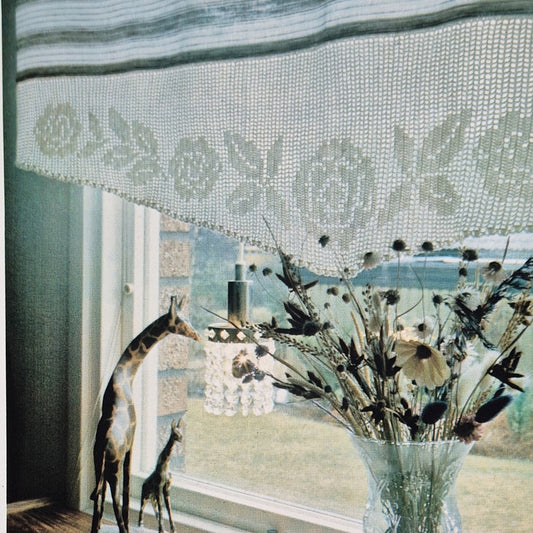 Vintage originalmönster – Gardinspets