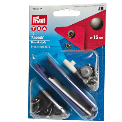 Anorak tryckknappar med verktyg - NavaGarn