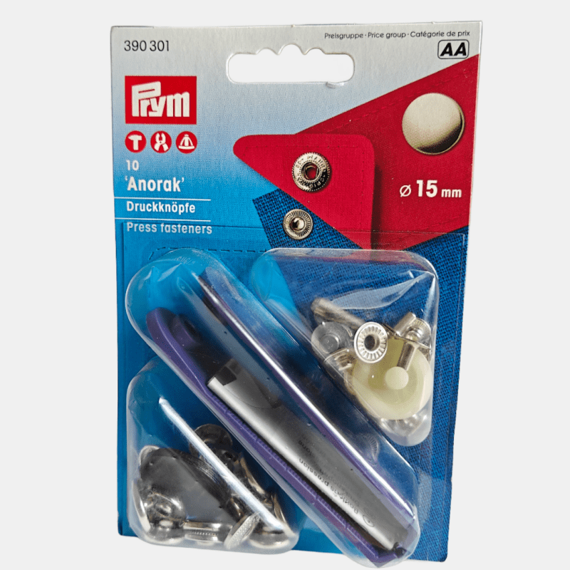 Anorak tryckknappar med verktyg - NavaGarn