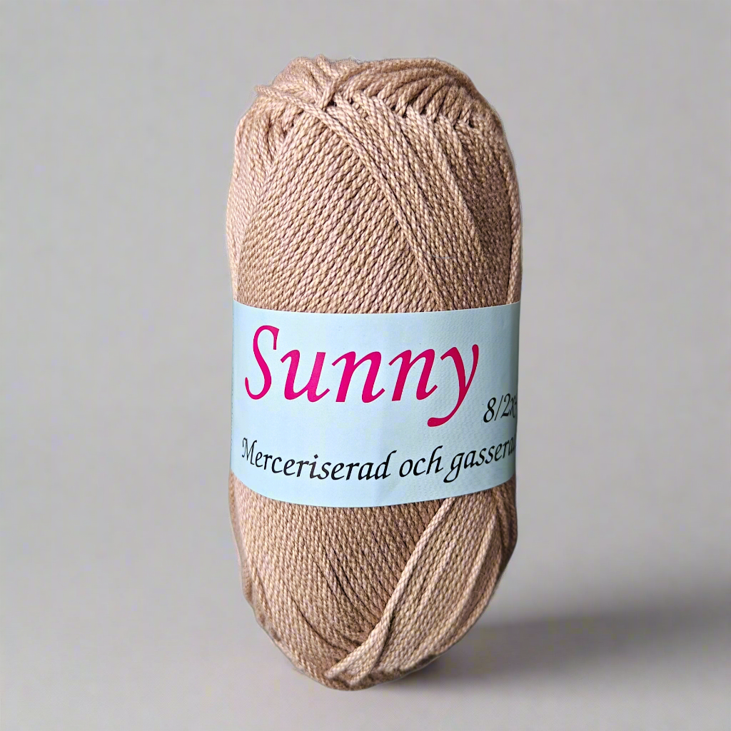 Sunny 100g - Merceriserat och Gasserat Bomullsgarn