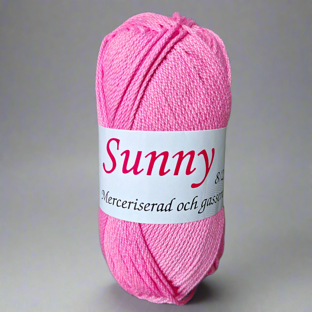 Sunny 100g - Merceriserat och Gasserat Bomullsgarn