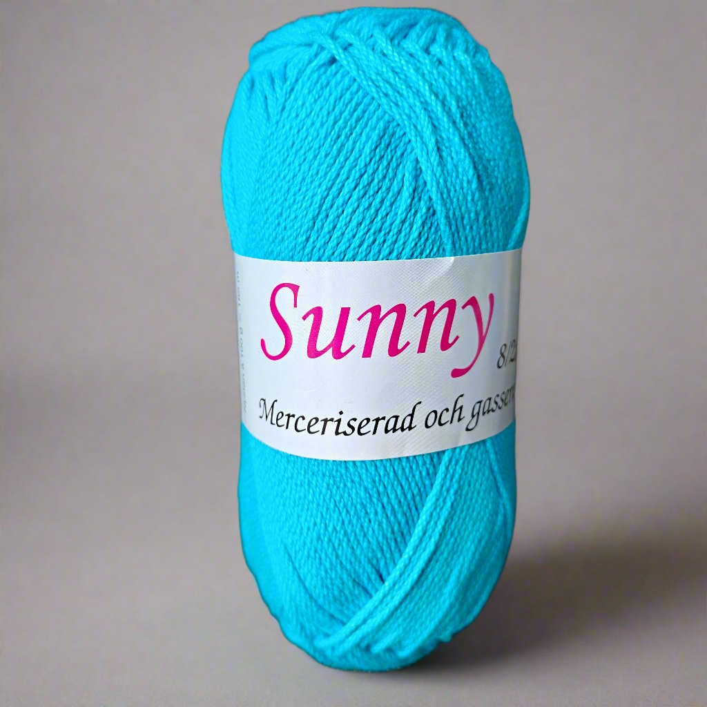 Sunny 100g - Merceriserat och Gasserat Bomullsgarn