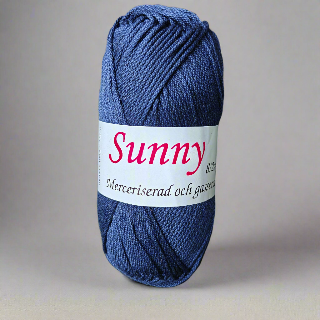 Sunny 100g - Merceriserat och Gasserat Bomullsgarn