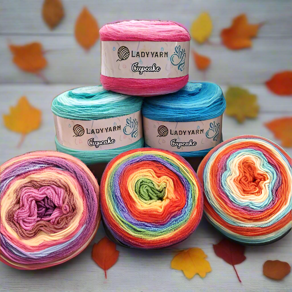 CupCake - Mjukt Akrylgarn