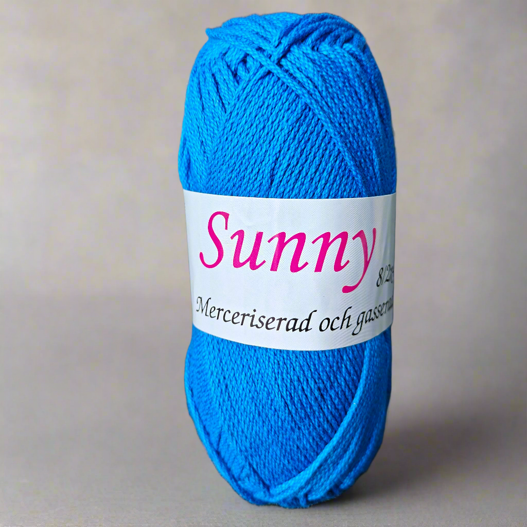 Sunny 100g - Merceriserat och Gasserat Bomullsgarn