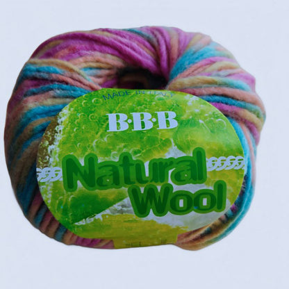 BBB Natural Wool – Flerfärgat garn från Italien - NavaGarn