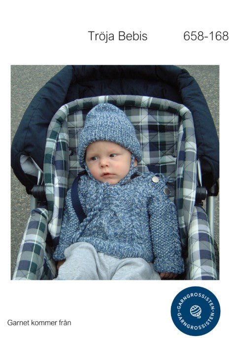 Bebis Tröja Mönster 658 - 168 - Gratis Digital Nedladdning 60 - 80cm - NavaGarn