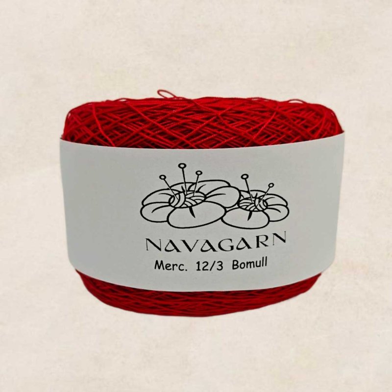 Bomullsgarn 12/3 - Ekologiskt Merceriserat Bomullsgarn - NavaGarn