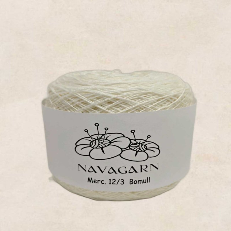 Bomullsgarn 12/3 - Ekologiskt Merceriserat Bomullsgarn - NavaGarn