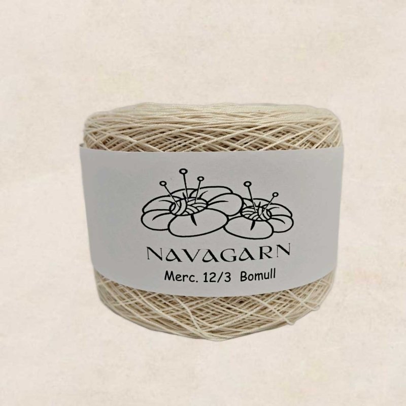 Bomullsgarn 12/3 - Ekologiskt Merceriserat Bomullsgarn - NavaGarn