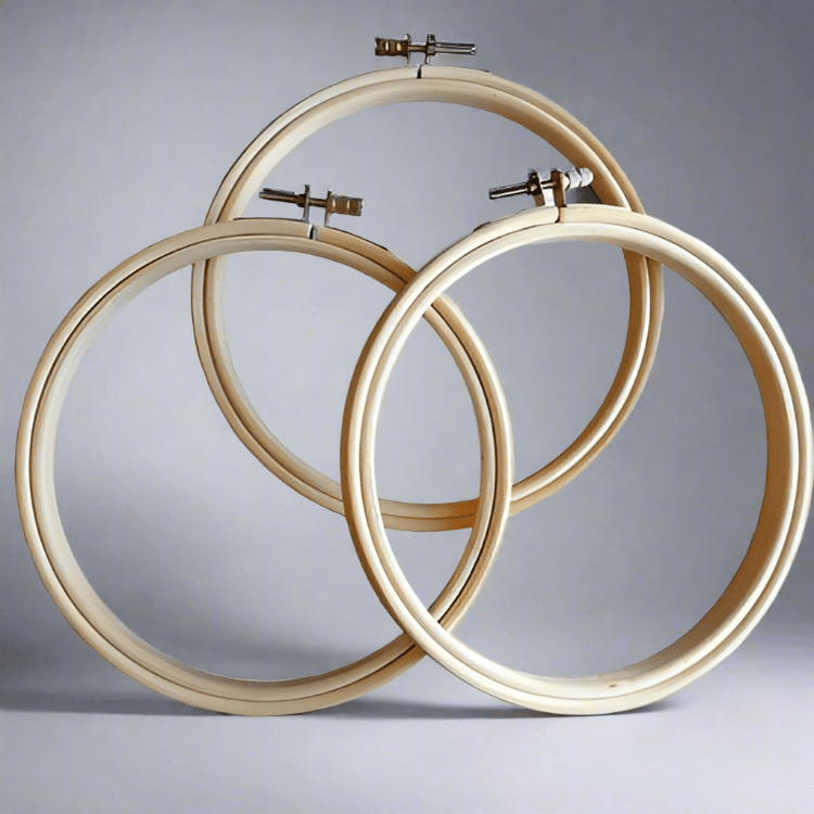 Broderibåge i bambu 15cm - NavaGarn