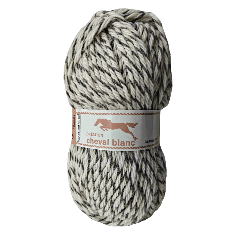 Ceval Blanc Mjukt Mustigt Ullblandgarn - NavaGarn