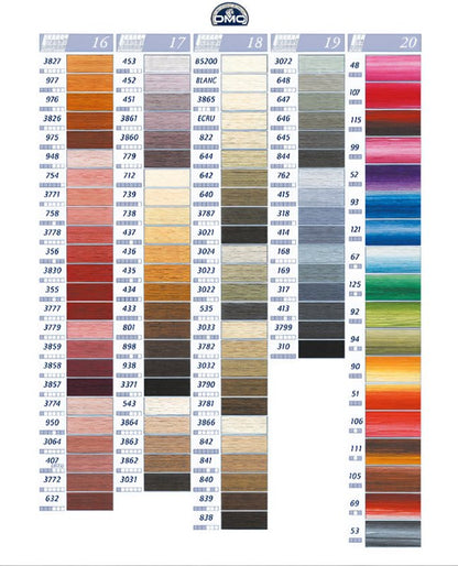 DMC Pärlgarn Nr 8 - Premium Bomullsgarn för Broderi - NavaGarn