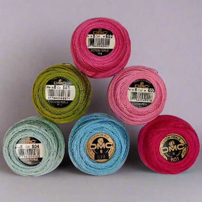 DMC Pärlgarn Nr 8 - Premium Bomullsgarn för Broderi - NavaGarn