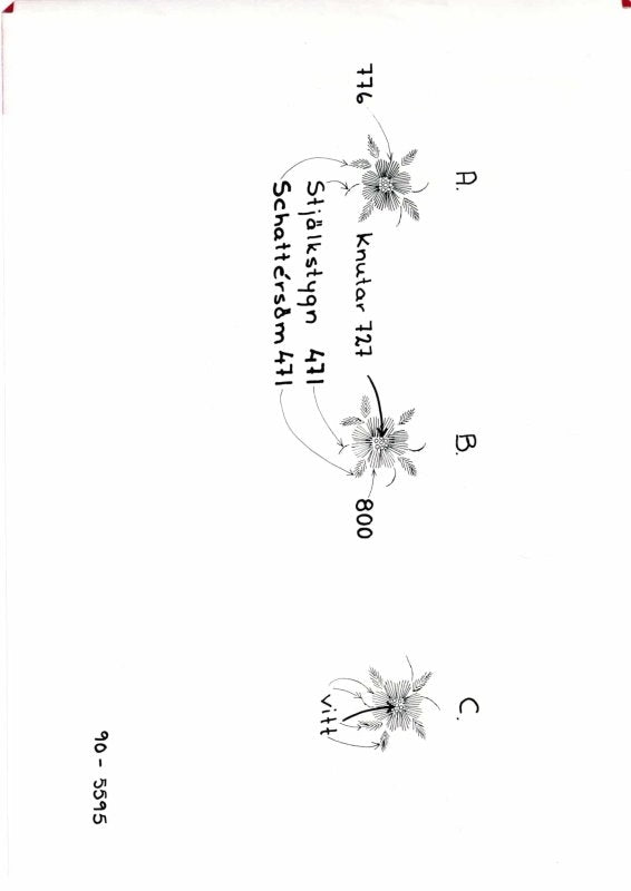 Dopklänning Broderikit - Komplett Kit att Sy Själv - NavaGarn