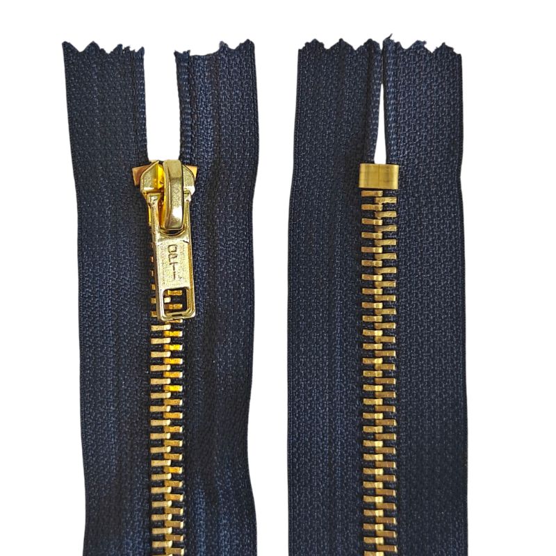 Dragkedja - Sluten - Metall - 6mm - 16 - 18cm - NavaGarn